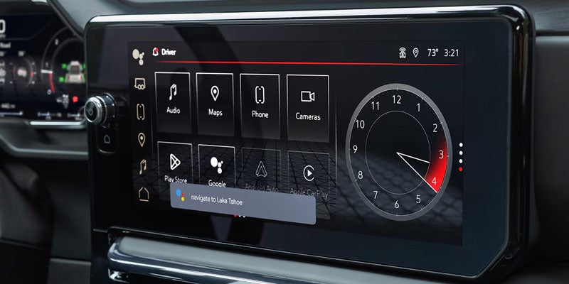 2026 GMC Sierra 1500 touchscreen display
