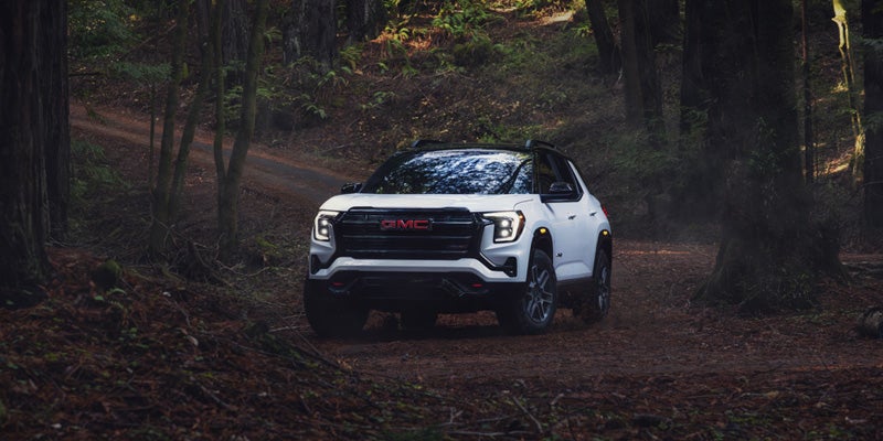 2026 GMC Terrain Elevation driving through forest