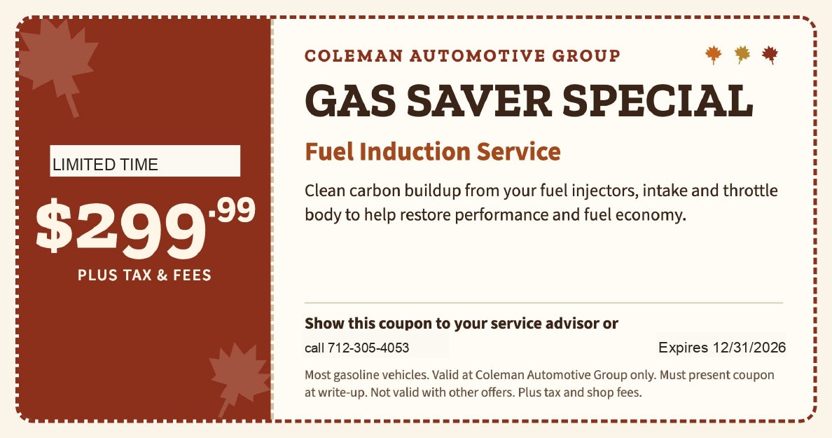 GAS SAVER SPECIALS