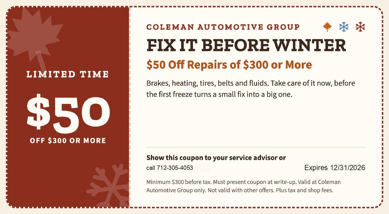 FIX IT BEFORE WINTER